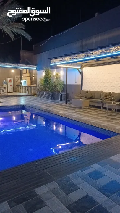 شاليه البحر الميت اول الراما جديد وفخم ومميز للايجار اليومي اوشهري او سنوي