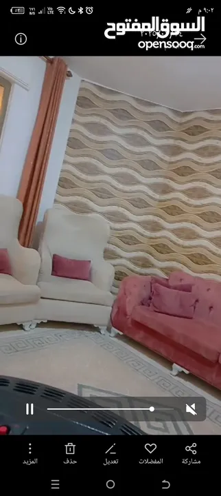 طقم كنب شبه جديد
