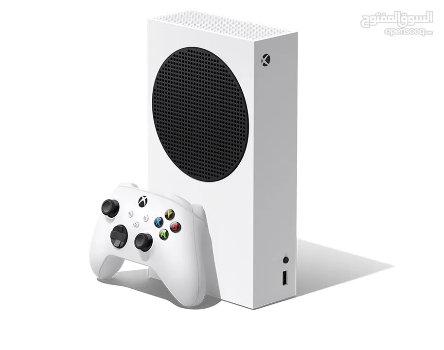 Xbox Series S + يدتين + 5 ألعاب – بحالة ممتازة