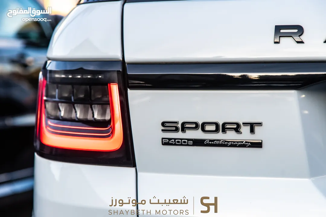 Range Rover Sport P400e Hse 2021 Black package     يمكن التمويل