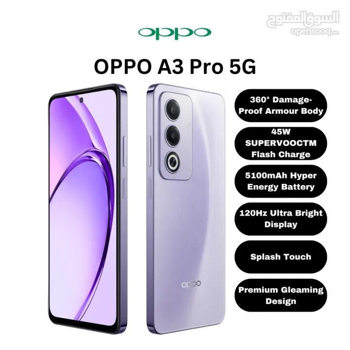 OPPO A3 Pro 5G Moonlight Purple