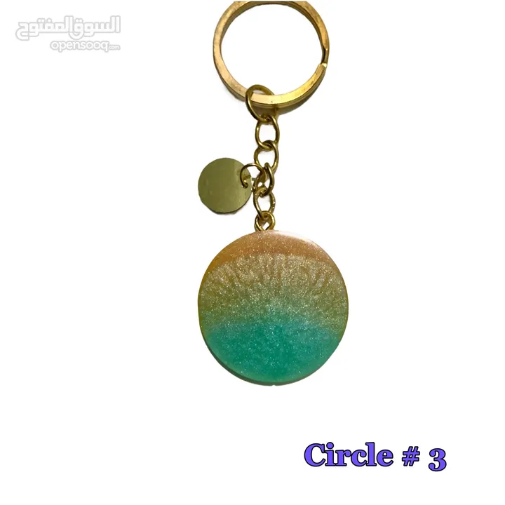 Epoxy Mens key ring 1+1 free