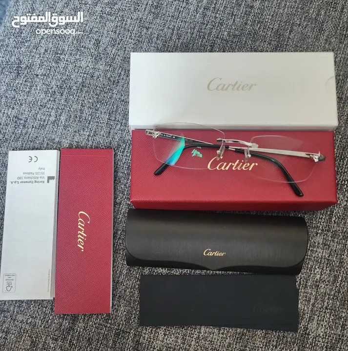 Cartier PANTHERE Eyeglasses CT0136O-001 100 Original كارتييه