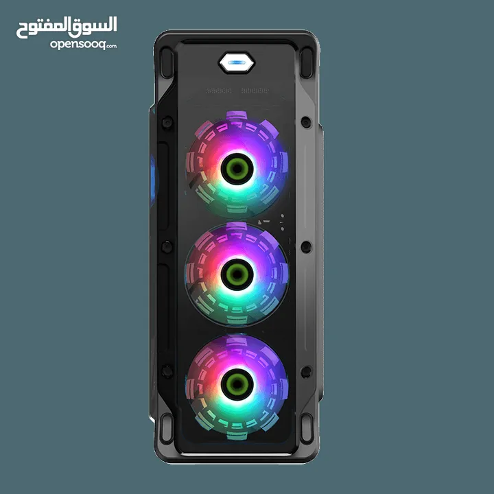 كيس جيمنغ  من جيماكس مضيئ رجب تصميم رهيب GAMEMAX Starlight BK Case Gaming
