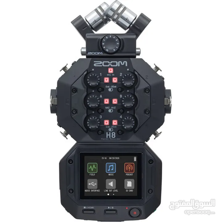 Zoom H8 8-Input / 12-Track Portable Handy Recorder