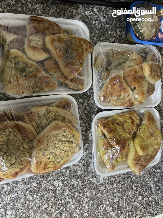 طبخات جاهزة (مفتول ، معجنات ، كيك ) وغيرها