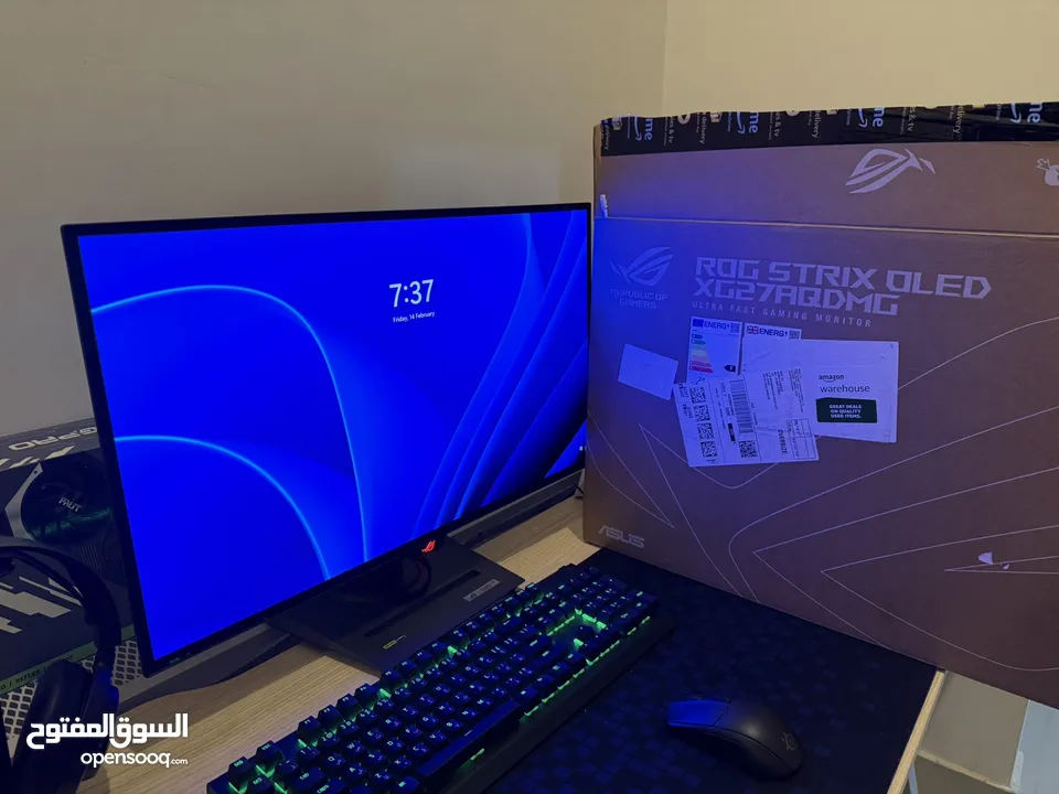 Asus rog strix aqdmg 27inch 2k 240hz oled