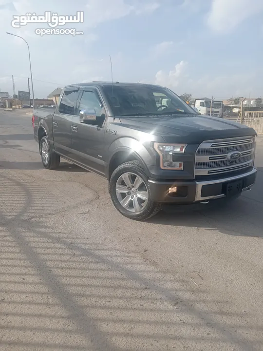 Ford F-150  Platinum   اعلى صنف جمبع أضافات قاطع مسافة 87 حسب كارفاكس وكارسير  فحص كامل 7