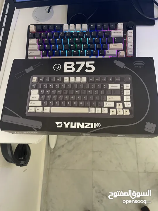 RGB كيبورد جيمينج 75% Tactile switch
