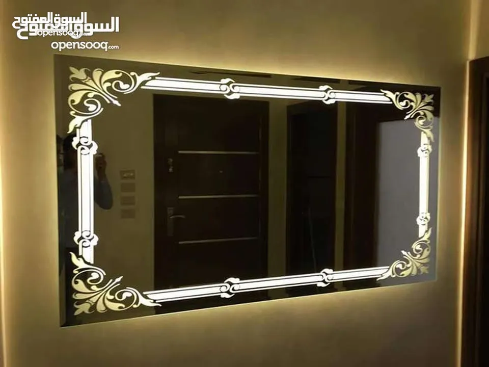 تفصيل جميع انواع الديكور خشب مرايا زجاج طاولات