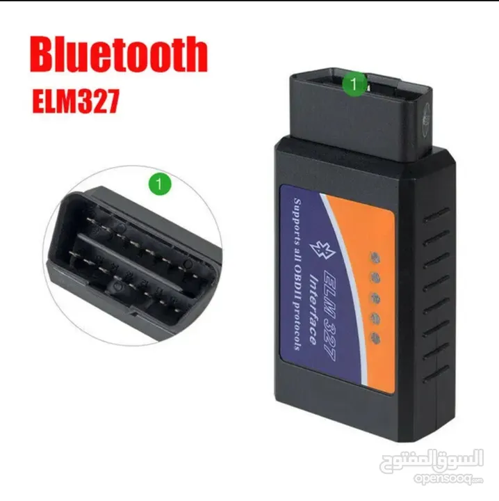 وصلة كشف اعطال السيارة Elm327 اما بنظام البلوتوث او بنظام الواي فاي بسعر ممتاز جدا