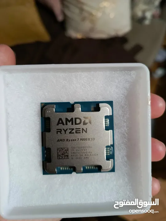 Ryzen 7 9800x3d أقوى معالج للألعاب من رايزن