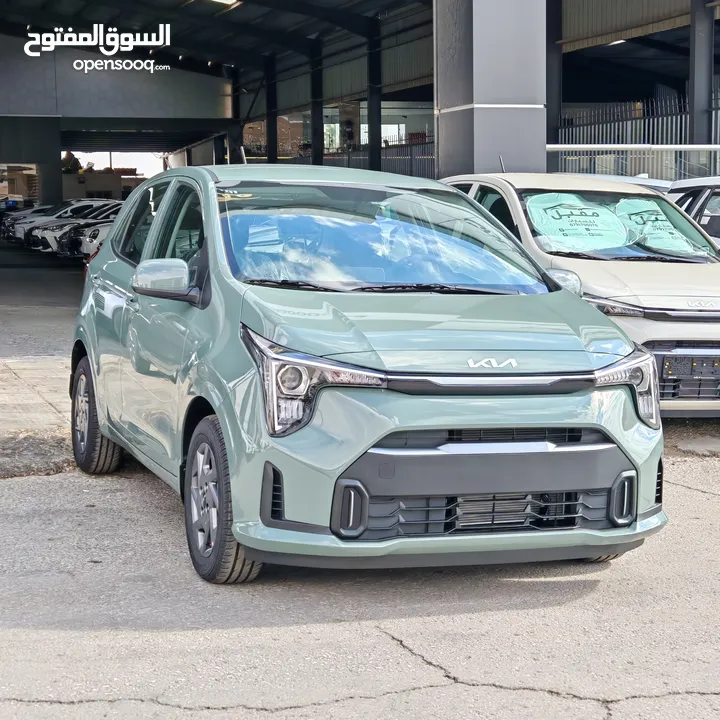 Kia Picanto 2024 الجديده كلياً- كفالة الوكيل الرسمي 5 سنوات وعقد صيانة 30,000 كم زيوت وفلاتر