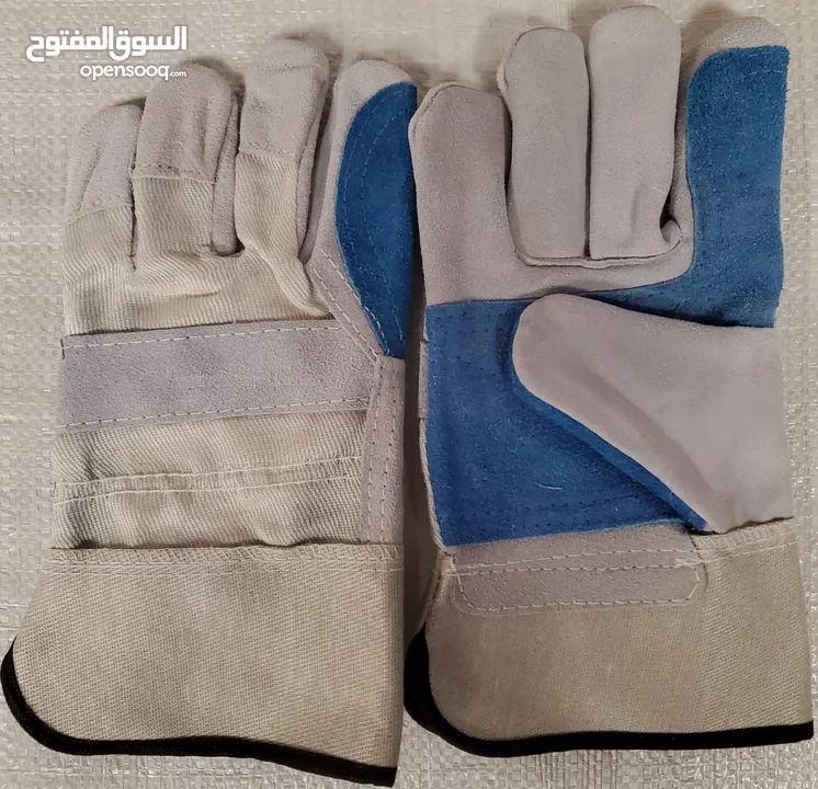 hand safety leather gloves