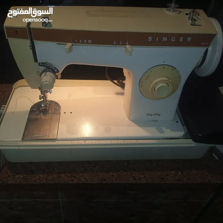 ماكينة خياطة سنجر برازيلية بحالة الوكالة