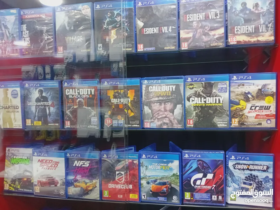 سيديات بلايستيشن فور  و فايف PS4 &PS5 CD.S