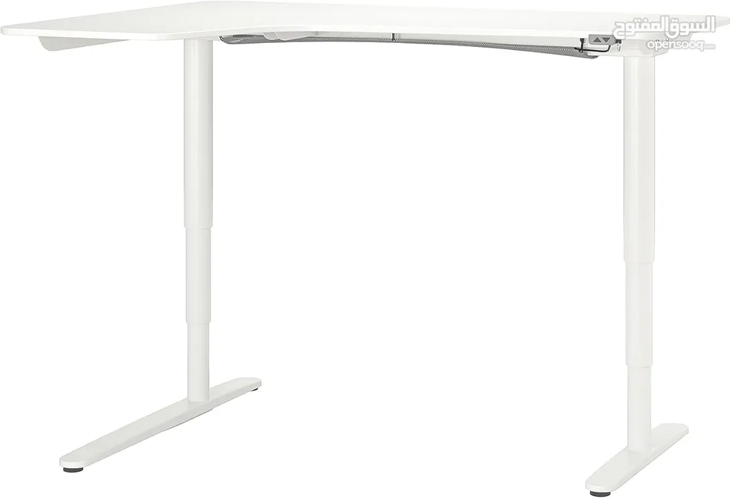 ikea beakant electronic height adjustable sit stand table frame white
