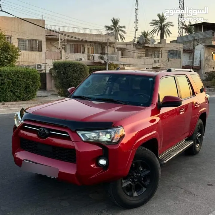 4runner sr5 red 2021 كلين