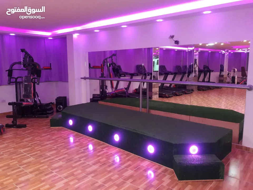 نادي رياضي GYM مميز للبيع كااش او اقساط 23000 ( شامل الرخصه )