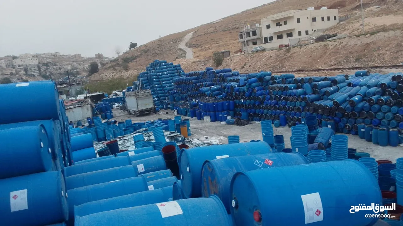 براميل حديد بلاستيك جميع الأحجام والانواع بسعر الجمله
