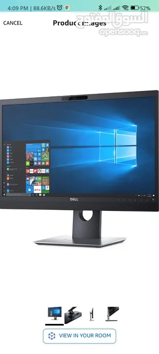 شاشة dell 24 بوصة  Dell p2418hz