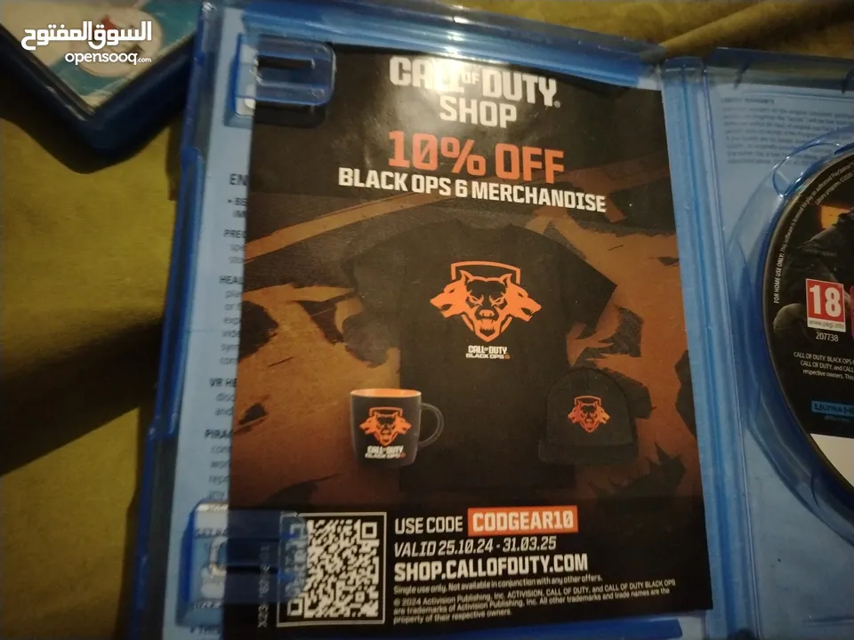 سيديات ps4 and ps5 للبيع سيدي red dead redemptiion 2 /blacl ops 6 world war war2