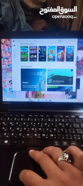 لاب توب توشيبا ممتاز جدا شغل 100%