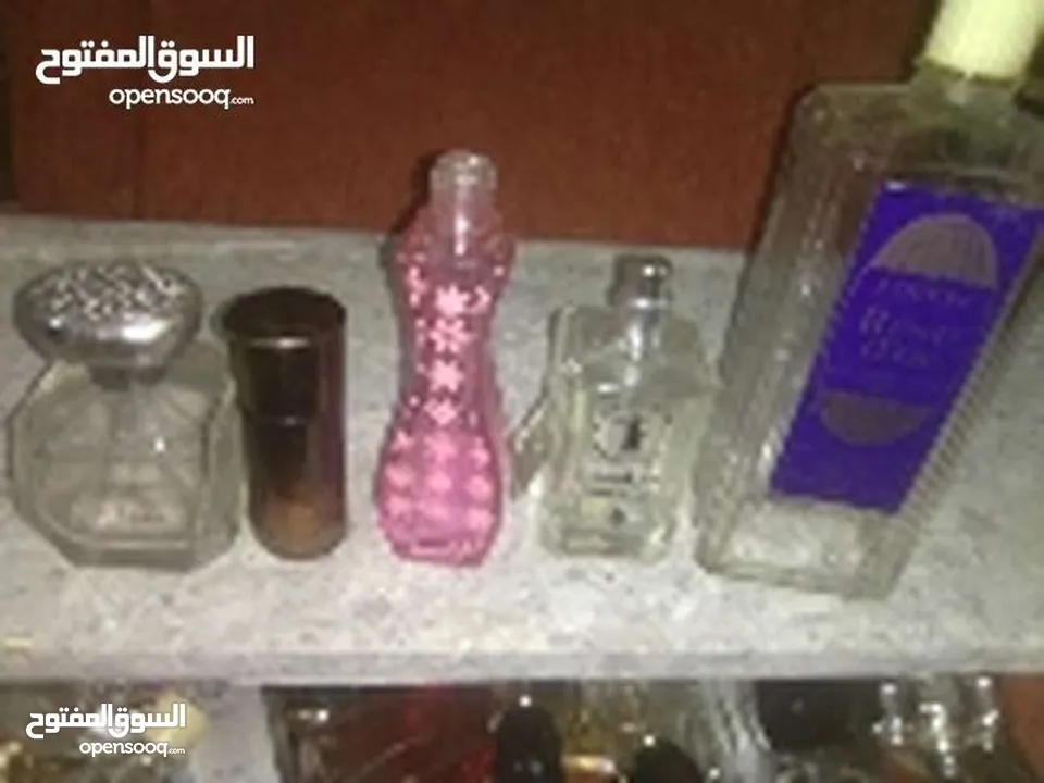 زجاجات عطور فارغه مستعمله