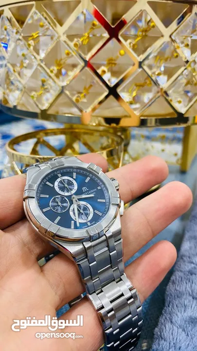 #Maurice_Lacroix SWISS MADE   موريس لاكروا.. البراند السويسري الفاخر حجم 44 كرونو قراف