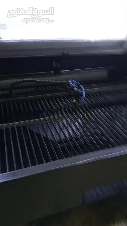 ماكينه قص ليزر co2 راسين مساحة عمل 100*160