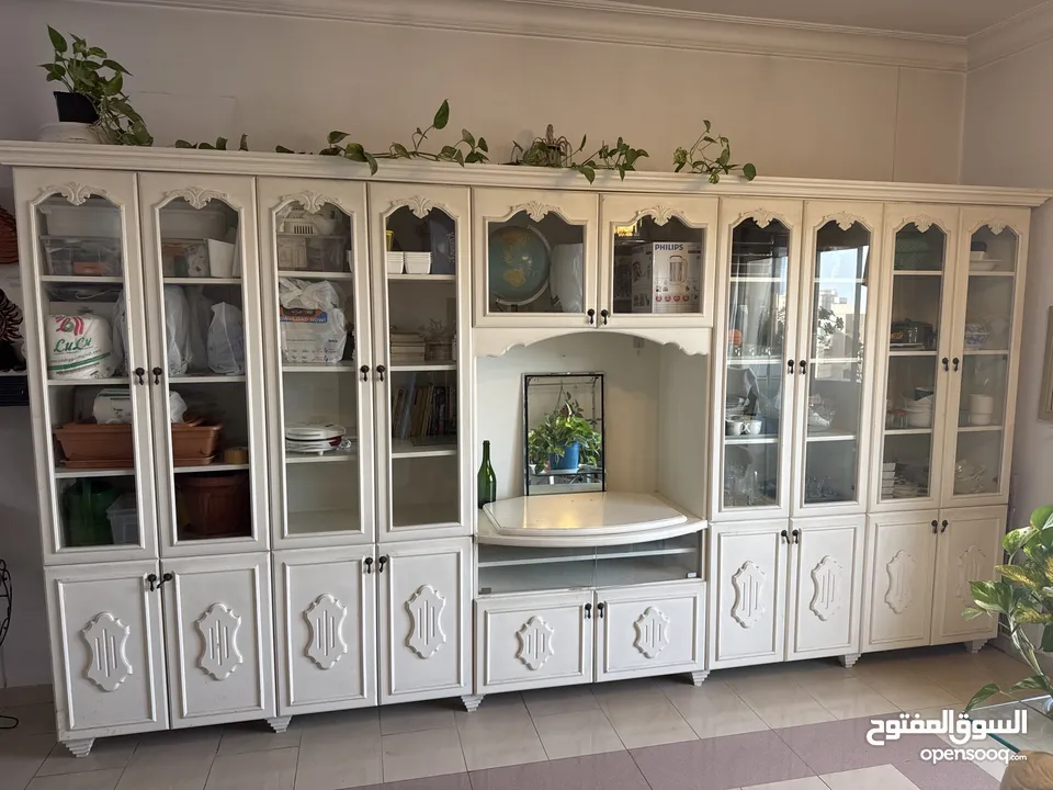 Elegant Wooden Display & Storage Cabinet - For Sale BHD 100 only