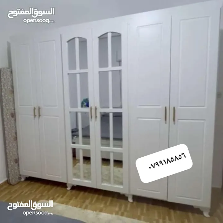 خزائن ملابس خشب لامنيت 18م الون حسب الطلب عرض خاص على جميع اعمالنا معاينه قبل الاستلام