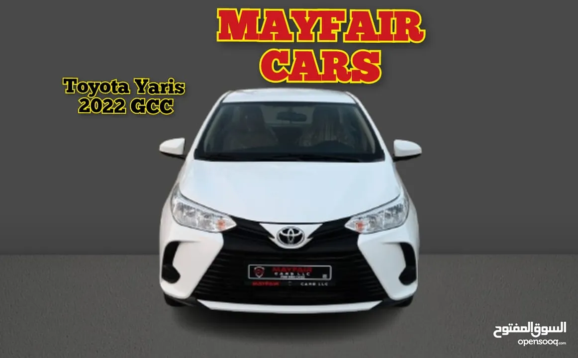 0% DP - ORIGINAL PAINT - TOYOTA YARIS SE 2022 -  FIRST OWNER - GCC SPECS - MINT CONDITION