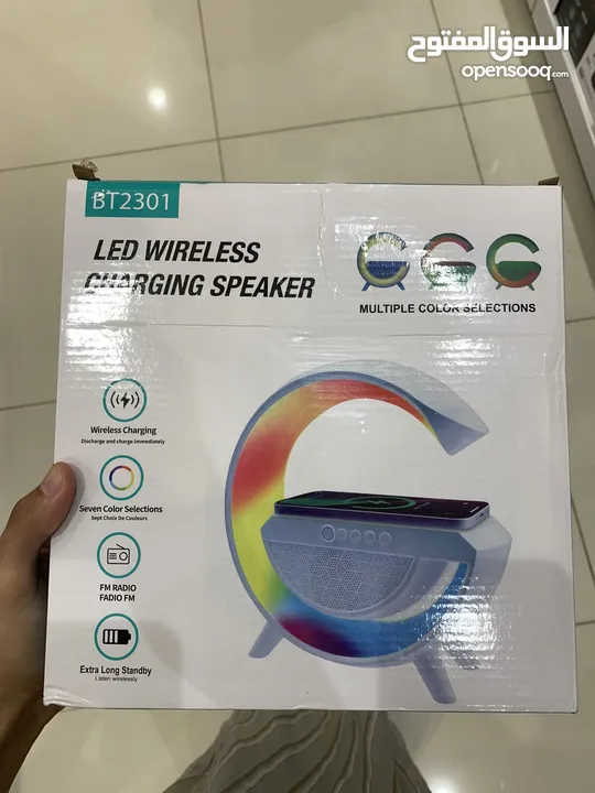 LED WIRELESS CHARGING SPEAKER