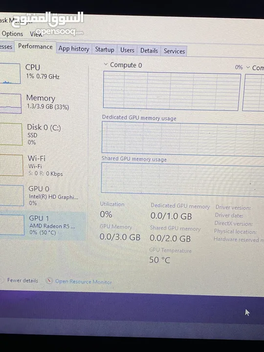 لابتوب توشيبا core i5 كرت شاشه خارجي AMD