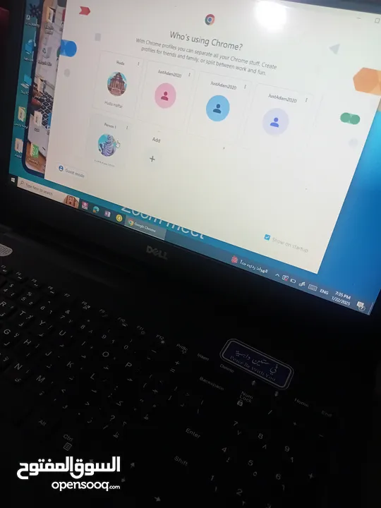 جهاز DELL لاب توب للبيع يعمل بشكل ممتاز مثالي للطلاب والتوجيهي خصوصا