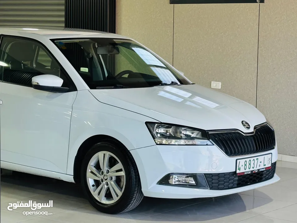 سكودا فابيا بنزين اتماتيك ترخيص 2021