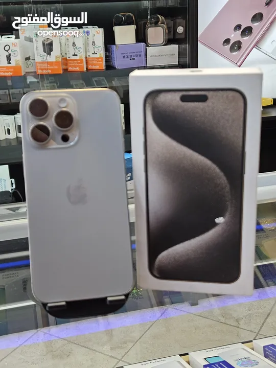 Apple Iohone 15 Promax(256GB 15 برو ماكس (256) جيجا وارد الشرق الاوسط