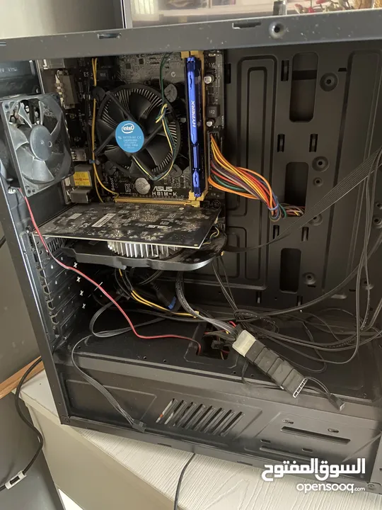 كومبوتر مستعمل i5 4460 GTX 1050Ti 4GB للبيع للالعاب و الدراسة
