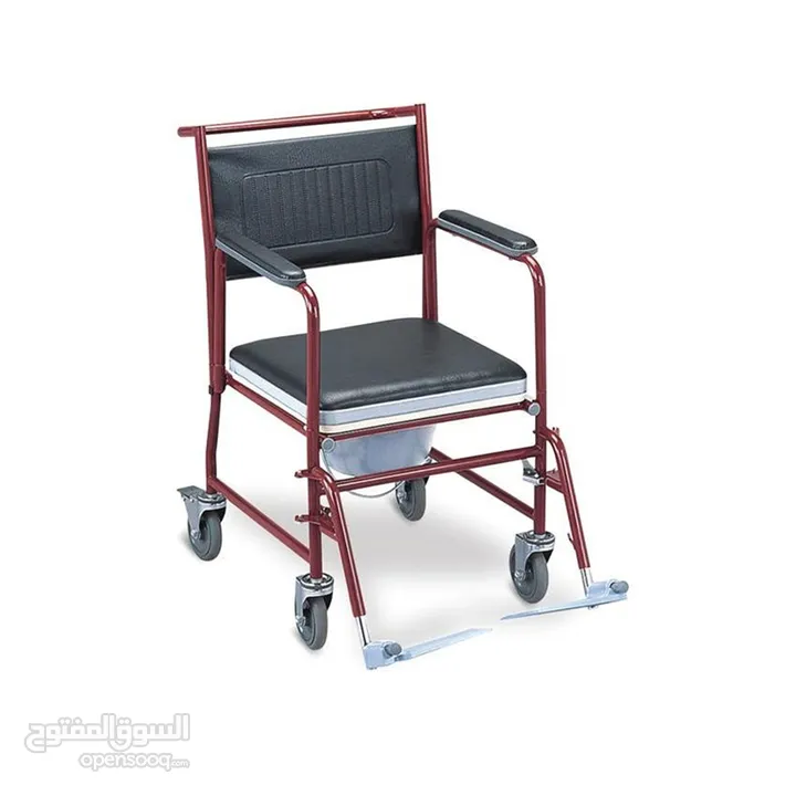 كرسي الحمام لكبار السن ومحدودي الحركة Wheelchair commode
