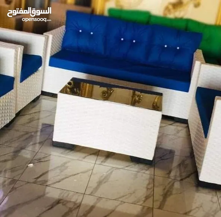 انتبه السعر حرق و لفترة محدودة طقم راتان 5 مقاعد 115 د شامل توصيل لعمان