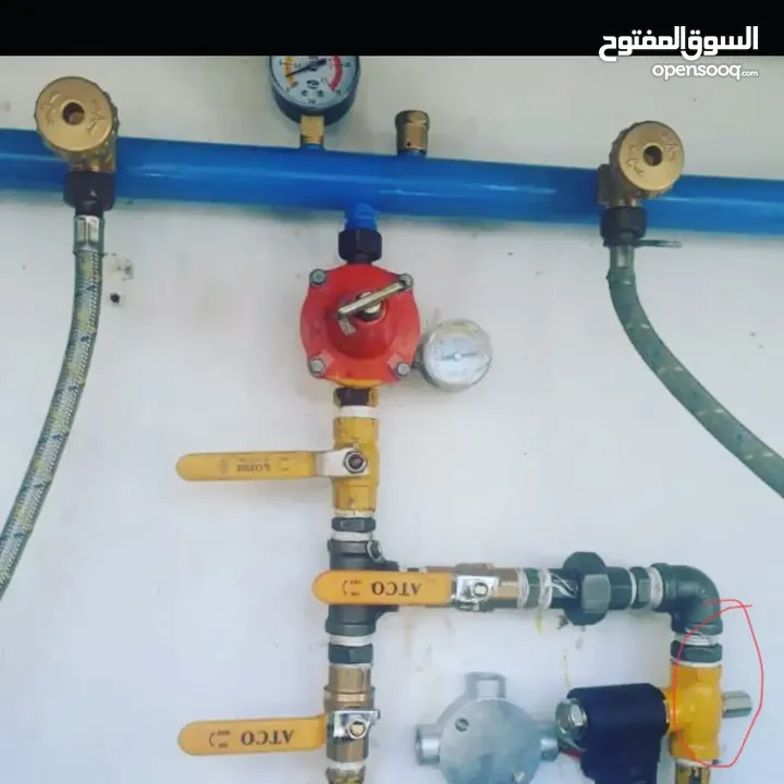 LPG GAS PIPE LINE WORK