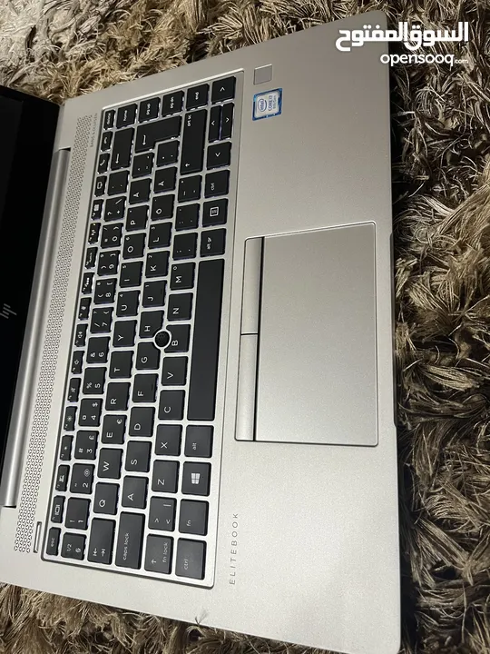 Laptop HP Elitebook الجيل ثامن مستعمل بحالة الوكالة