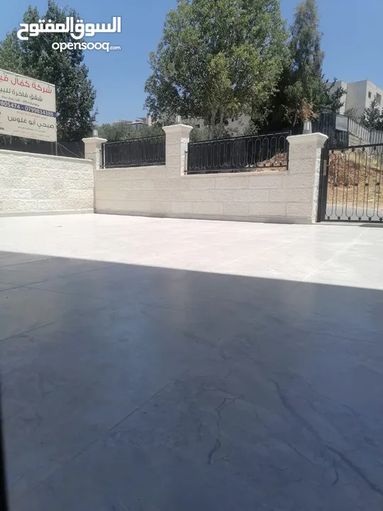شقه ارضيه للبيع في خلدا مع حديقه و ترس