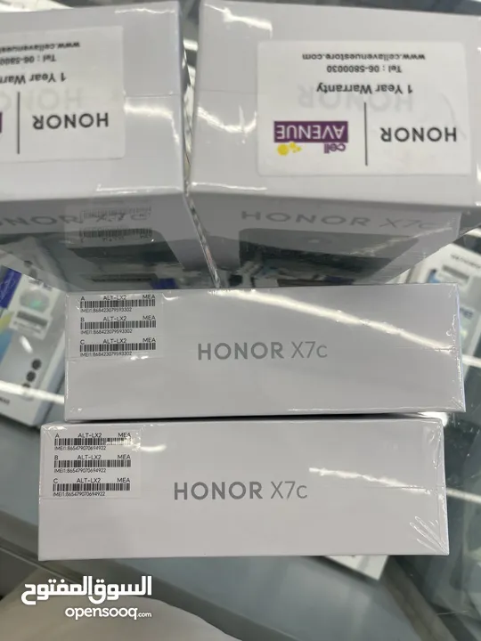 Honor X7c 8/256gb جديد مسكر بكرتونتو كفالة الوكيل
