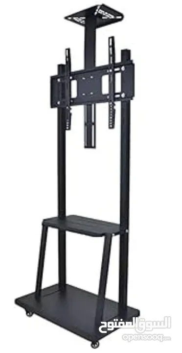 ستاند تلفزيون متحرّك بجودة عالية وتصميم عصري لو عندك شاشة كبيرة وبدك حامل قوي وثابت او بدك تنقل شاشة