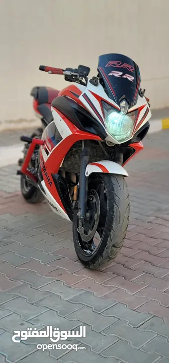 Yamaha R6 2014 اربعه بستون جديد كرت ماشي 9 الف كيلو فقط