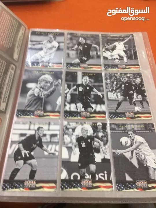 بطاقات رياضة رسمية panini and Topps