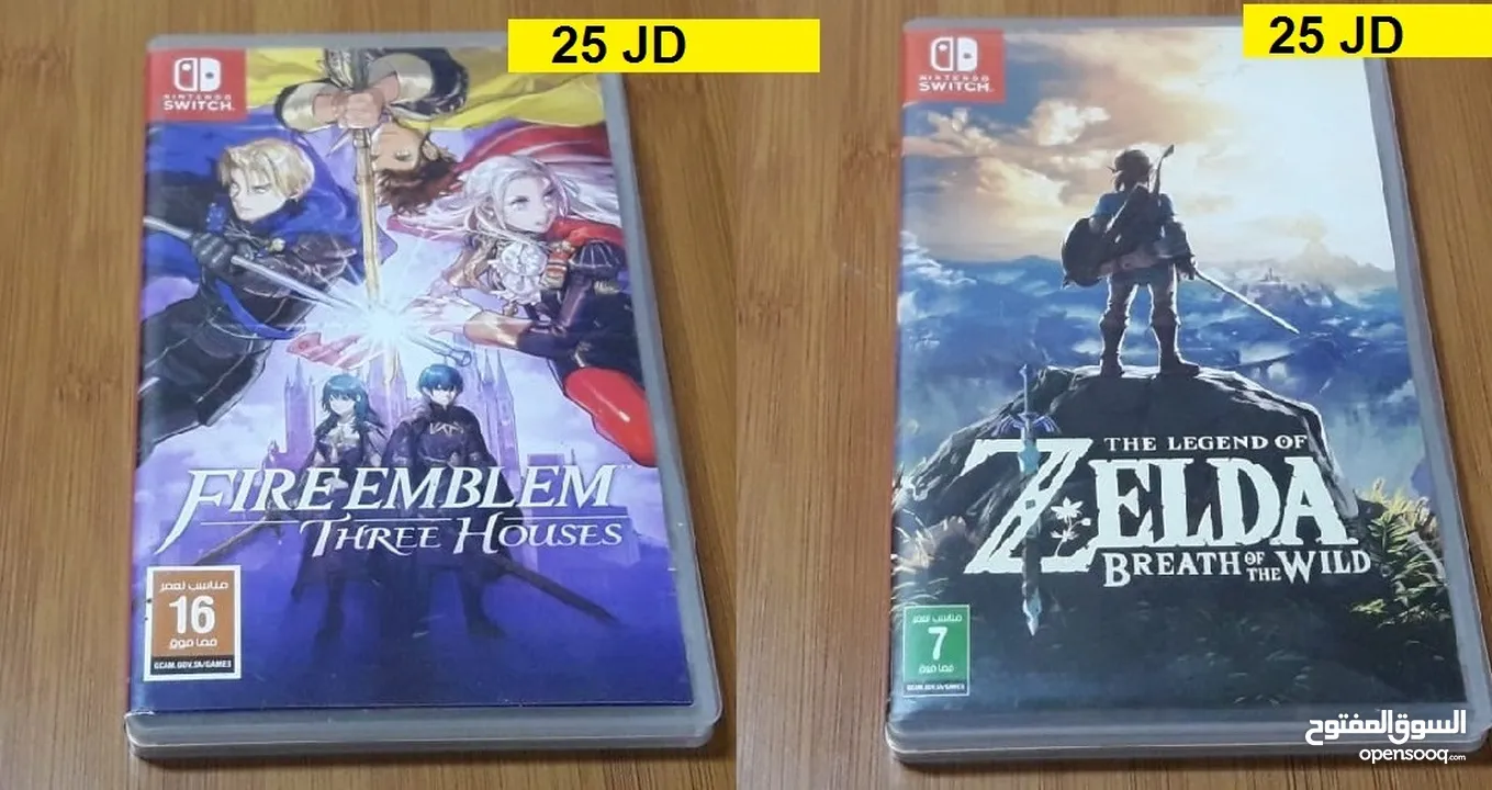 العاب Nintendo Switch موجود ايادي وقطع
