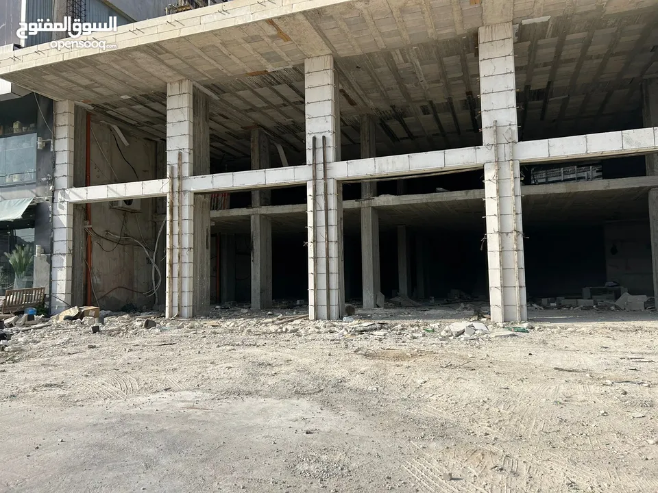 محلات للايجار يصلح معارض مفروشات على شارع بيت ايبا الرئيسي